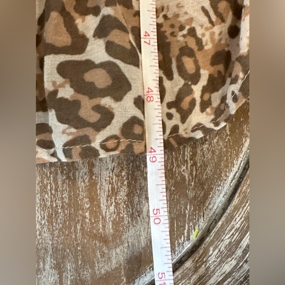 Spell & The Gypsy Leopard Print button detail ruffledAda Gown Size XSmall Boho - Picture 10 of 16